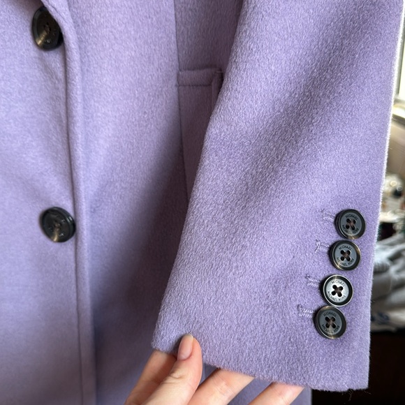 Michael Kors double breasted lilac coat - Picture 5 of 7